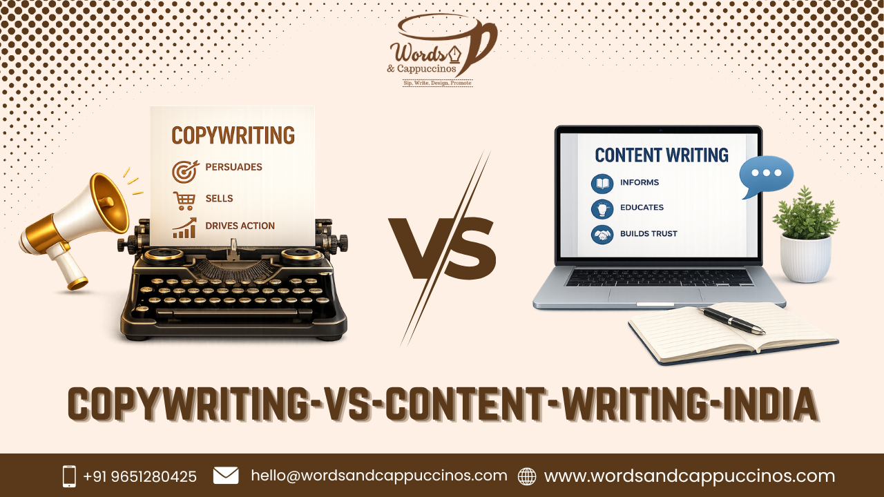 copywriting vs content writing india 