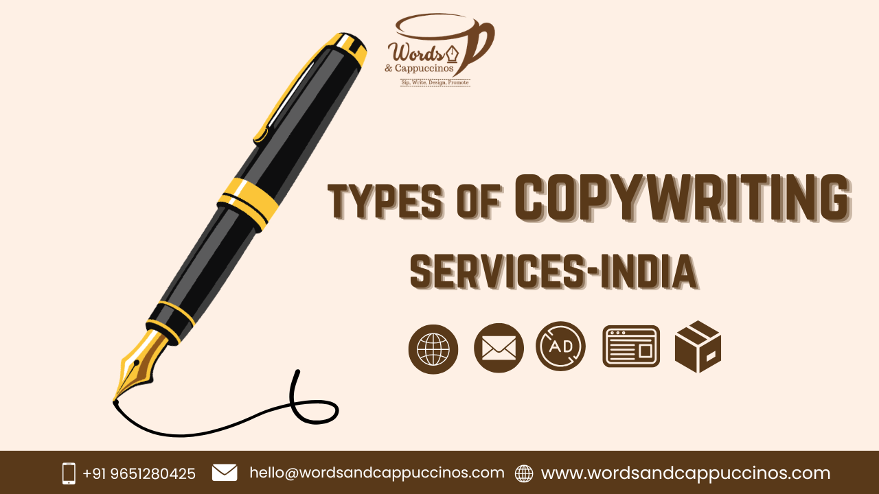 types of copywriting services india